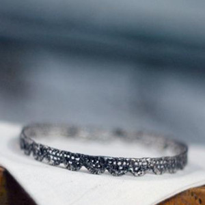 Bracelet Dentelle Italinne 24karas en argent recyclé, environ 107€