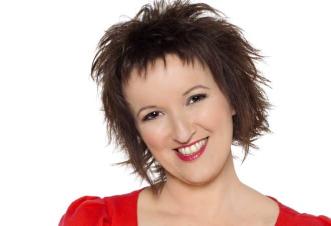 France, Paris, Studio Rouchon, Portrait Anne Roumanoff