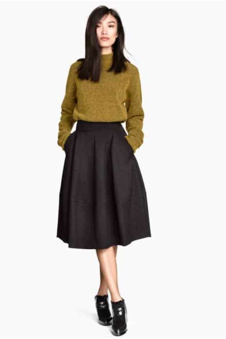Jupe-midi d'H&M